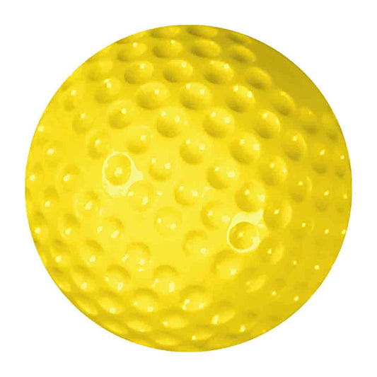 CBB-57- Yellow-Dimple Molded Baseball (Dozen) - Harder Cover