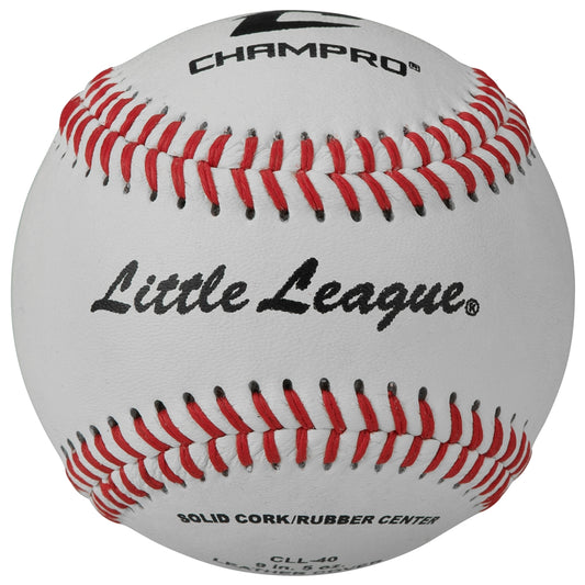 CLL-40- Little League Game RS-Cork/Rubber Core- Genuine Leather Cover- Dozen