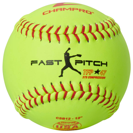 CSB12- ASA/USA Softball 12" Fast Pitch - Leather Cover .47 COR