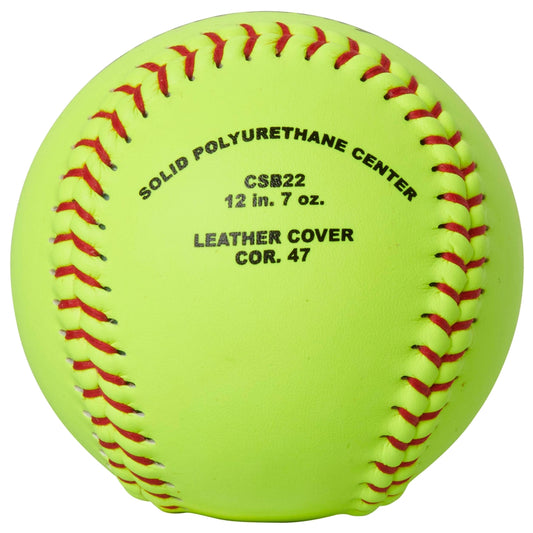 CSB22- Little League® 12" Tournament Fast Pitch Softball - Leather Cover-Dozen