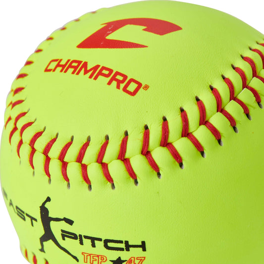 CSB5LYN- NFHS - 12" Fast Pitch - Leather Cover .47COR
