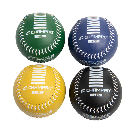 CSB7S-Weighted Training Softball Set (incudes 9oz, 10oz, 11oz, 12oz)