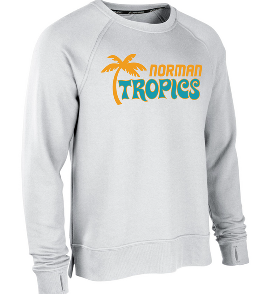 Norman Tropics Baseball Victory Fleece Crew (Adult, Women's)