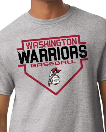 Gildan 2025 Warriors T-Ball Baseball Logo T-Shirt