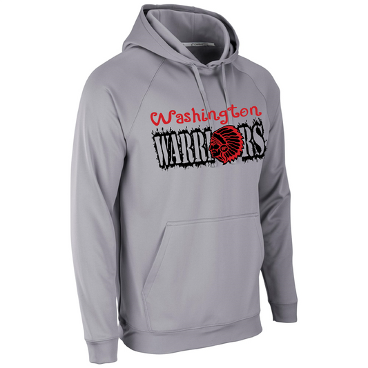 Washington Splatter Print Hoodie