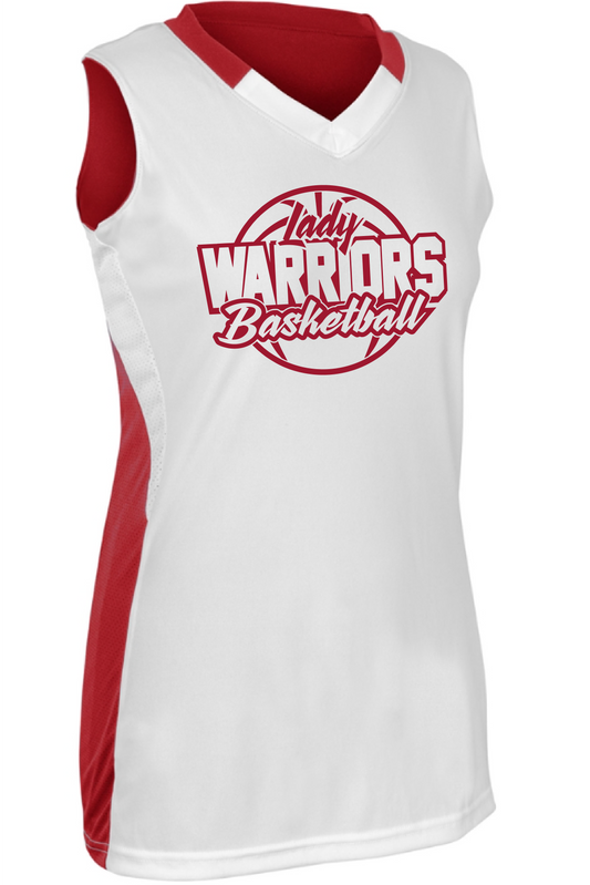 BBJ15 - 2026 Maddox Lady Warriors Post Up Reversible Basketball Jersey