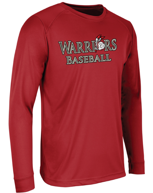 Warriors Spring 2025 T-Ball Polyester Long Sleeve Shirt (Youth, Adult)