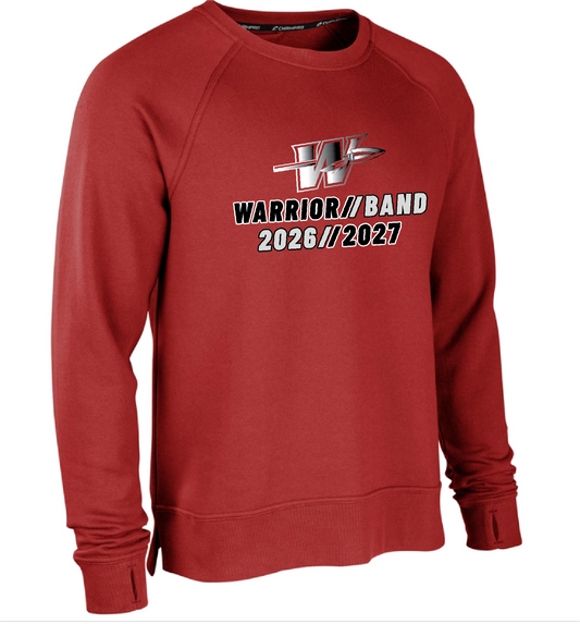 2025 Warrior Band Gameday Victory Fleece Crew (Adult, Women's)