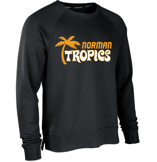 Norman Tropics Baseball Victory Fleece Crew (Adult, Women's)