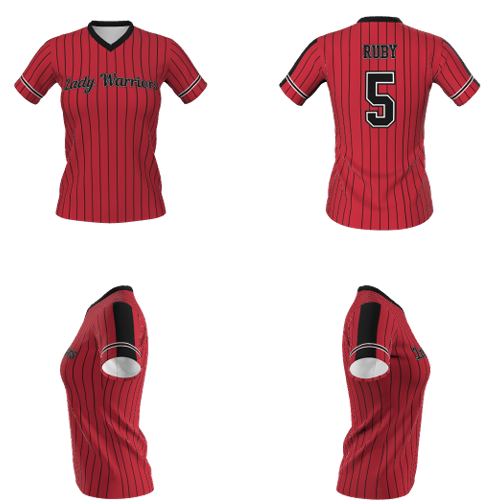 JSBJ2-Girls Juice V Neck Short Sleeve (Washington-O'Hanlon-Softball-2024)