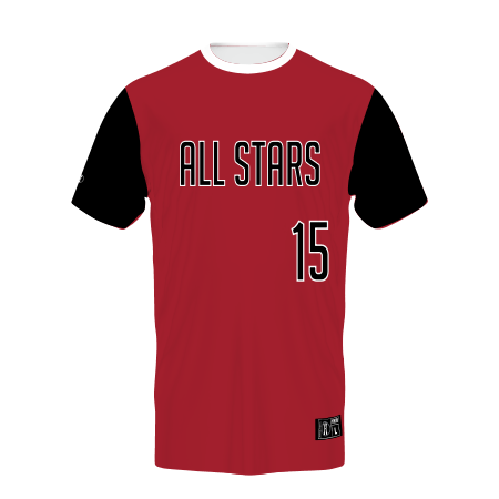 228233 - Youth Free Style Sublimated Reversible Crew Neck Baseball Jersey