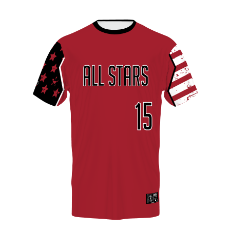 228233 - Youth Free Style Sublimated Reversible Crew Neck Baseball Jersey