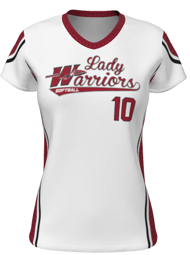 Warriors Softball Jersey Style 1