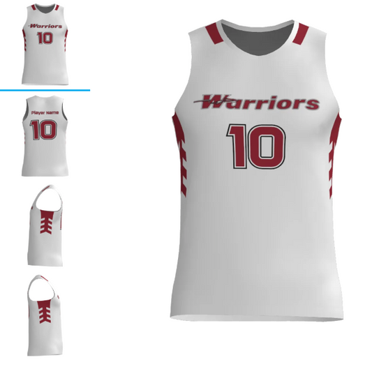 JBBJ312 - 2025 Hardcastle Warriors JUICE LOOSE FIT DOUBLE-PLY REVERSIBLE BASKETBALL JERSEY