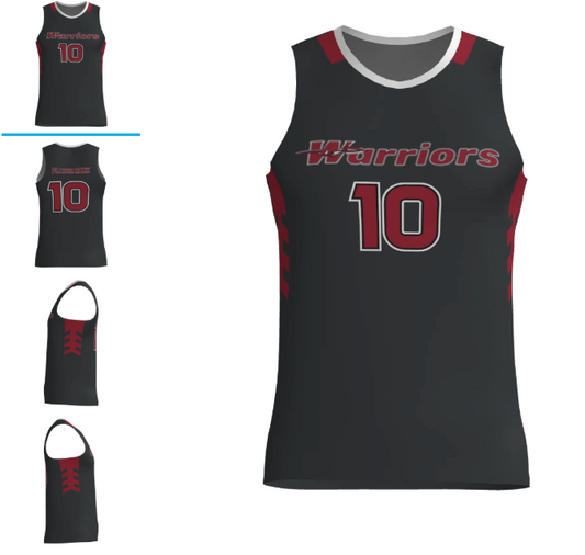 JBBJ312 - 2025 Hardcastle Warriors JUICE LOOSE FIT DOUBLE-PLY REVERSIBLE BASKETBALL JERSEY