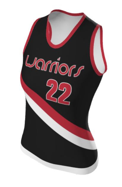 JBBJ611W - 2024 O'Hanlon 3rd Grade Warriors JUICE FITTED SINGLE-PLY REVERSIBLE BASKETBALL JERSEY