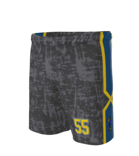 JBBS317- 2024 Smith Yellowjackets JUICE DOUBLE-PLY REVERSIBLE BASKETBALL 7" SHORT