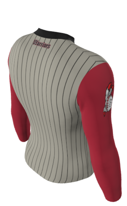 JBSJL350 - Sublimated Long Sleeve Cage Jacket (Warriors T-Ball Spring 2025)