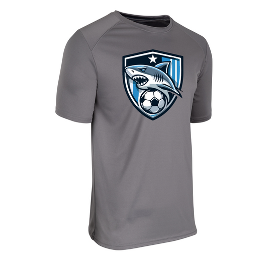 Sharks Badge Polyester Short Sleeve