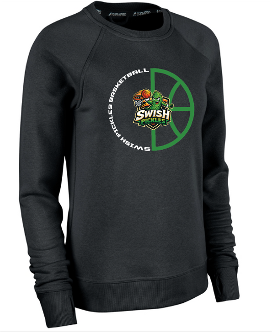 Swish Pickles Baseball Victory Fleece Crew (Adult, Women's)