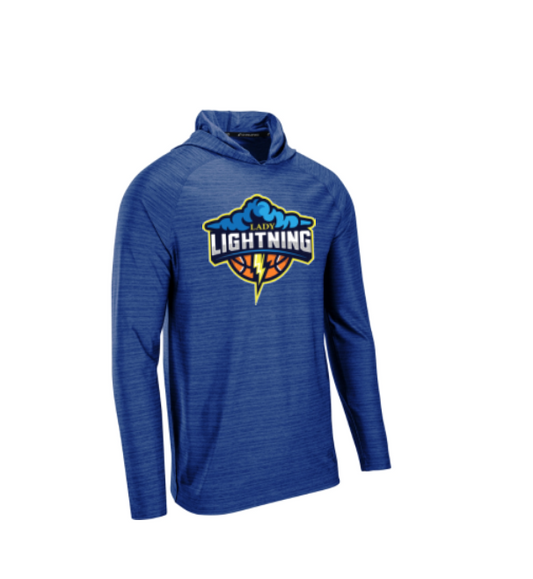 LADY LIGHTNING STRIKER LONG SLEEVE T-SHIRT HOODIE