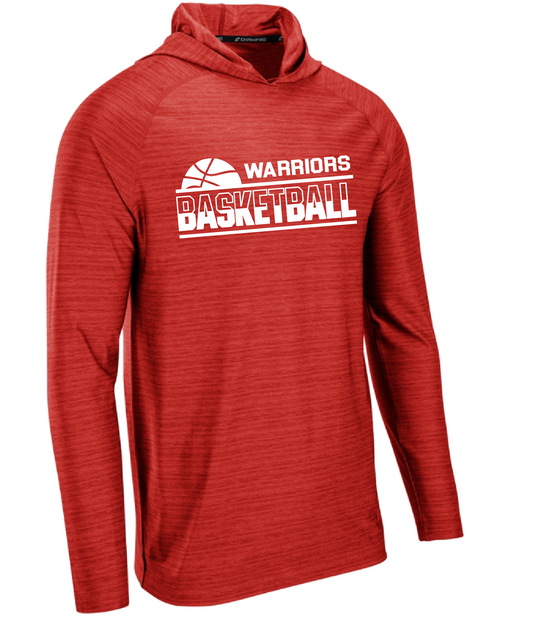 WARRIORS BASKETBALL STRIKER LONG SLEEVE T-SHIRT HOODIE