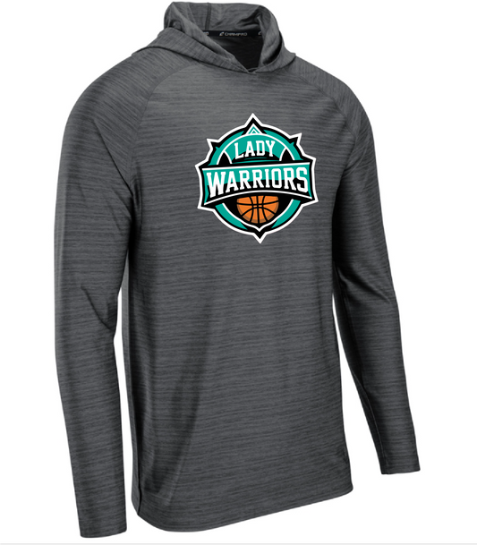 Lady Warriors Teal STRIKER LONG SLEEVE T-SHIRT HOODIE
