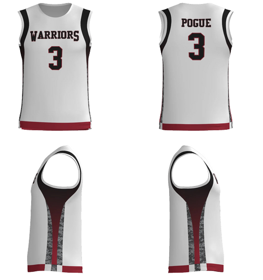 JBBJ612- Cain 2025 Warriors Basketball Juice Single Ply Loose Fit