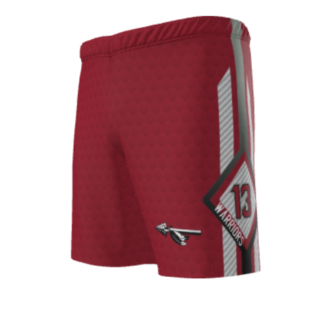 JBBS317- 2025 Roof 5th Grade Warriors JUICE DOUBLE-PLY REVERSIBLE BASKETBALL 7" SHORT