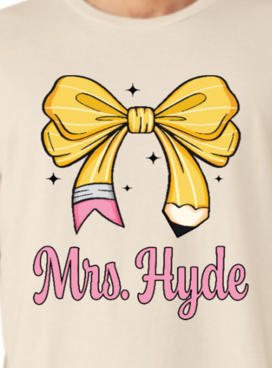 Pencil Teacher Shirt