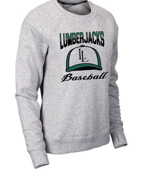 Lumberjacks Baseball Victory Fleece Crew (Adult, Women's)