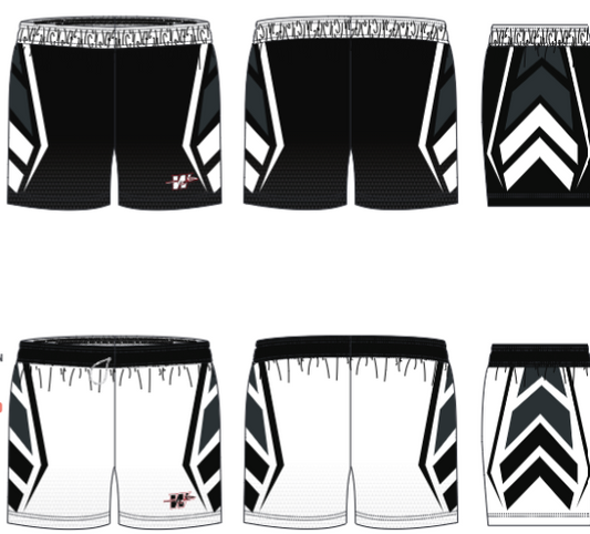 JBBS315- Letterman JUICE DOUBLE-PLY REVERSIBLE BASKETBALL 5" SHORT