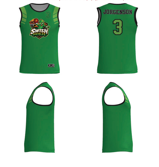 Swish Pickles JUICE SINGLE-PLY REVERSIBLE BASKETBALL JERSEY