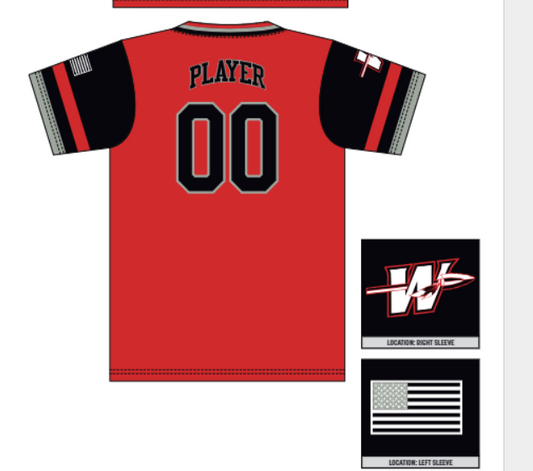 JMSV1 - Pieper Warriors Juice V-Neck Jersey