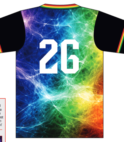 JMSV1 - Crazy Cleats V-Neck Short Sleeve T-Shirt Jersey