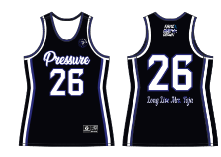JBBJ611W - Lady Pressure JUICE FITTED SINGLE-PLY REVERSIBLE BASKETBALL JERSEY