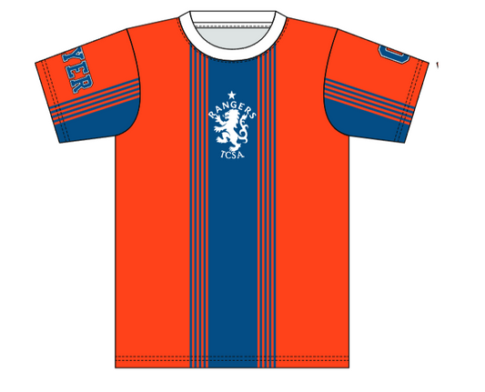 JBST8- Rangers Short Sleeve Goalie Jersey