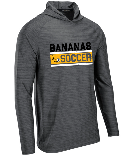 Bananas Soccer STRIKER LONG SLEEVE T-SHIRT HOODIE 2