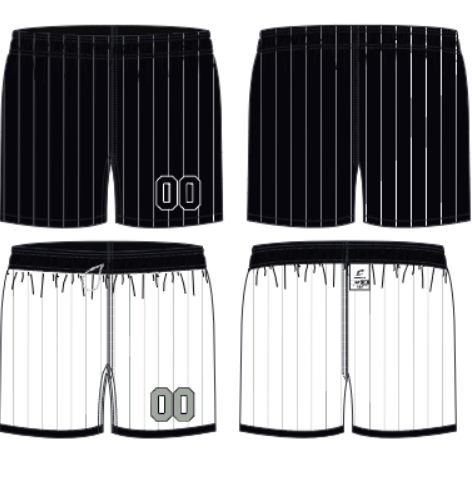 JBBS615W- SWARM JUICE SINGLE-PLY REVERSIBLE BASKETBALL 5" SHORT