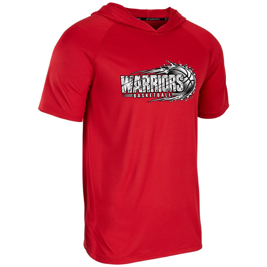 Warriors Basketball Short Sleeve Hooded Tee 3