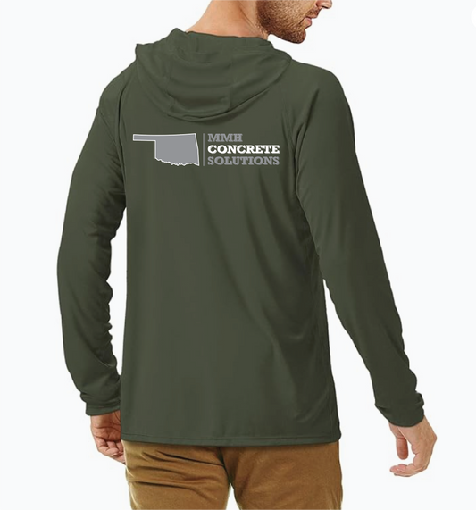 MMH Concrete Solutions Hooded Polyester Shirt