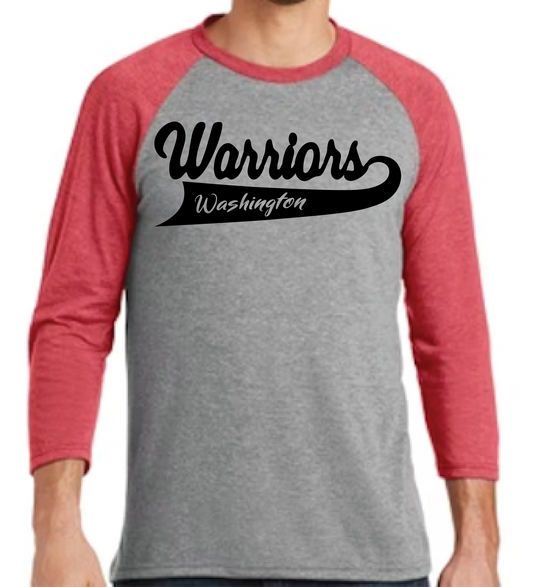 Warriors 3/4 Sleeve Tee