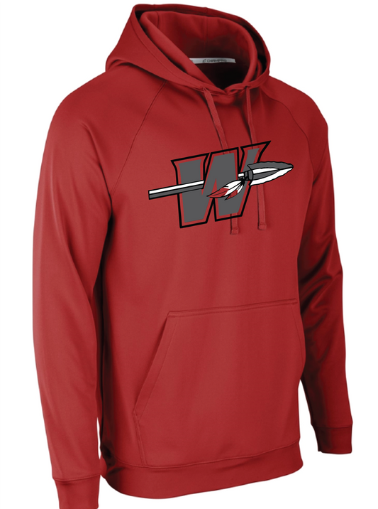 Washington Lineup Fleece Hoodie - Charcoal Logo