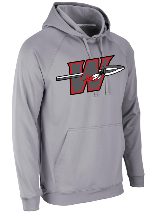 Washington Lineup Fleece Hoodie - Charcoal Logo