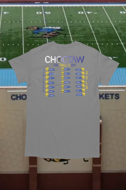 Choctaw Football 5th Grade Roster Shirt