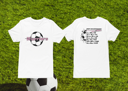 U6 Warriors Roster Shirt