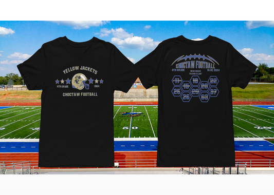 Choctaw 4th Grade Football Blue/Gold Official