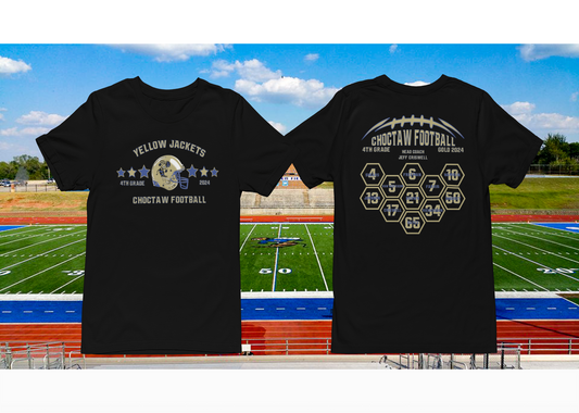 Choctaw 4th Grade Football Blue/Gold Official