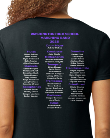 2025 WHS Band Show Shirt V-Neck