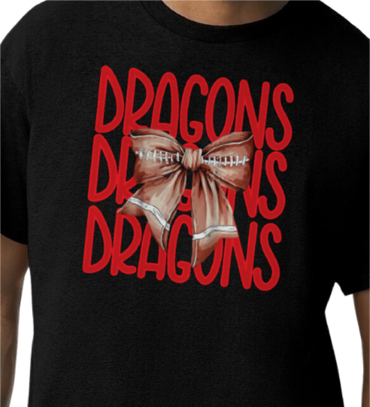 Dragons Football Bow